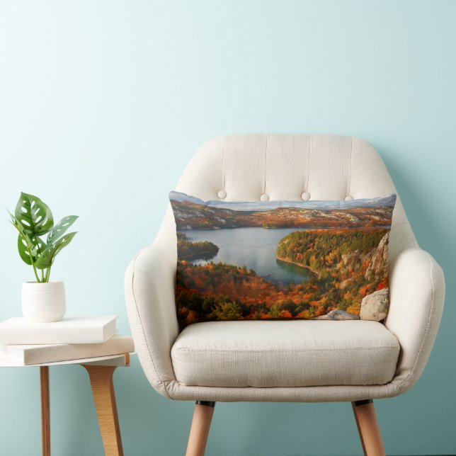 Water | Killarney Provincial Park Canada Lumbar Cushion (Chair)