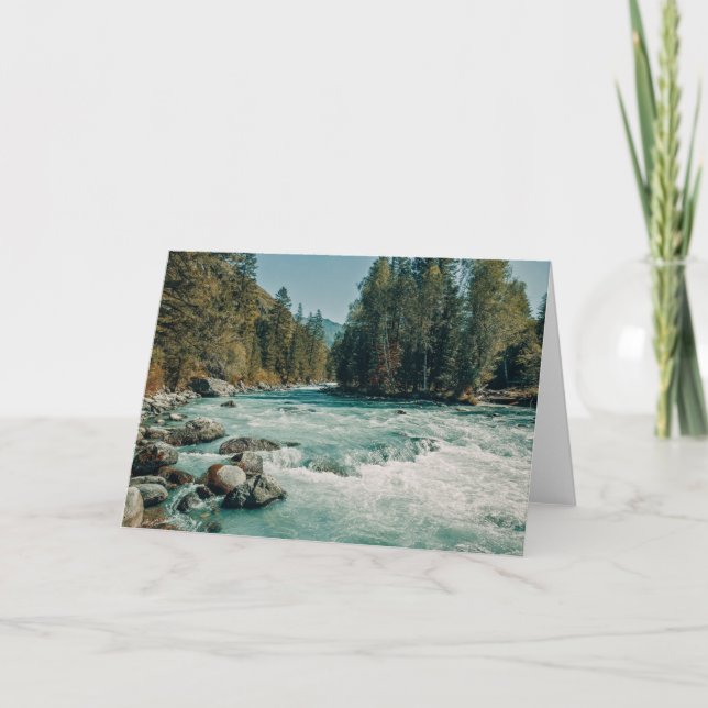 Water | Kucherla River, Altai Mountains Card (Front)