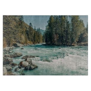 Water Kucherla River, Altai Mountains Cutting Board