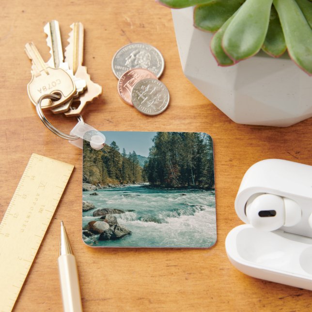 Water | Kucherla River, Altai Mountains Key Ring (Desk)