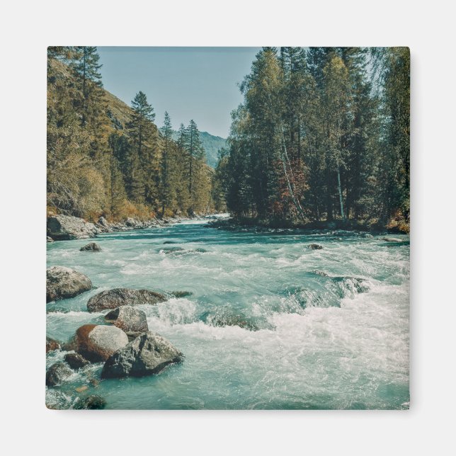 Water | Kucherla River, Altai Mountains Magnet (Front)