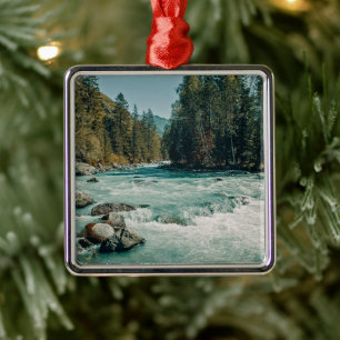 Water   Kucherla River, Altai Mountains Metal Tree Decoration