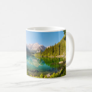 Water Lago di Fusine Mount Gangart Julian Alps Coffee Mug