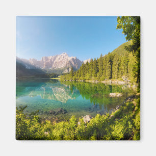 Water Lago di Fusine Mount Gangart Julian Alps Magnet
