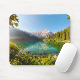 Water Lago di Fusine Mount Gangart Julian Alps Mouse Pad