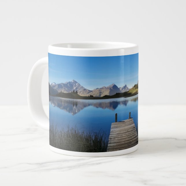 Water | Lai da Vons Switzerland Large Coffee Mug (Front Left)