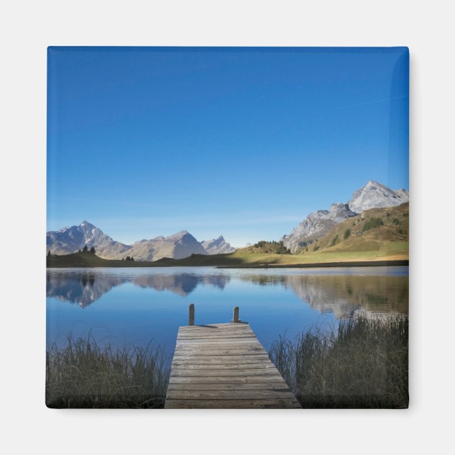 Water | Lai da Vons Switzerland Magnet (Front)