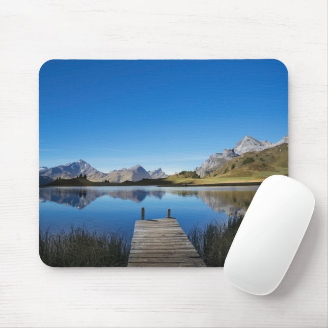 Water | Lai da Vons Switzerland Mouse Pad (With Mouse)