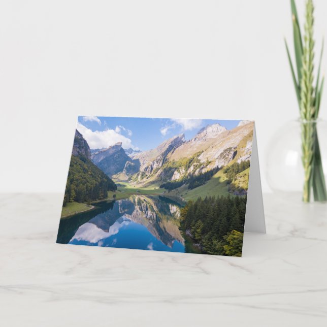 Water | Lake Alpsee Switzerland Card (Front)