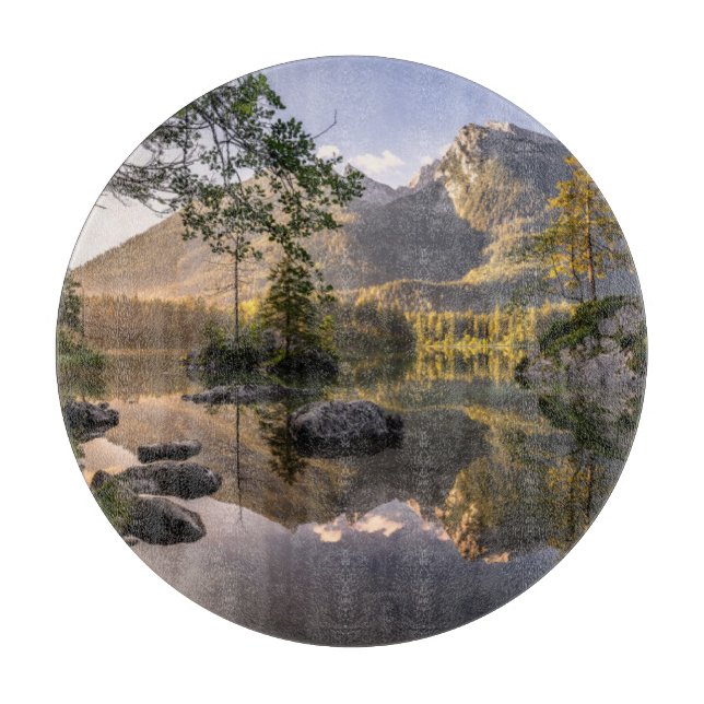 Water | Lake Hintersee Berchtesgaden Germany Cutting Board (Front)