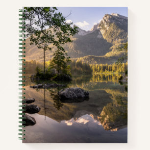 Water Lake Hintersee Berchtesgaden Germany Notebook