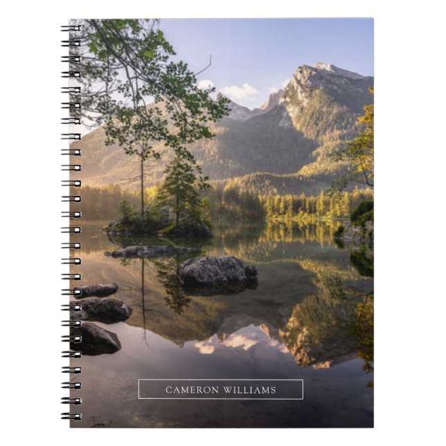 Water | Lake Hintersee Berchtesgaden Germany Notebook (Front)