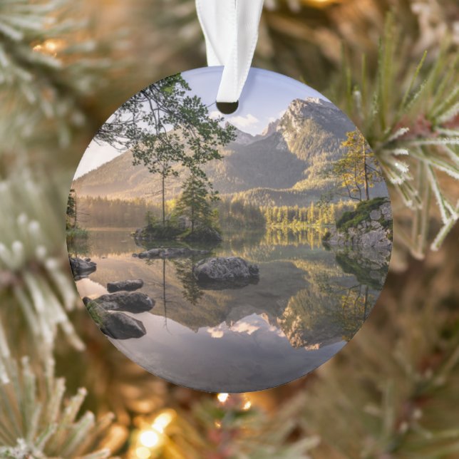 Water | Lake Hintersee Berchtesgaden Germany Ornament (Tree)