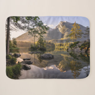Water Lake Hintersee Berchtesgaden Germany Sherpa Blanket