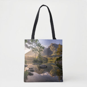 Water Lake Hintersee Berchtesgaden Germany Tote Bag