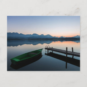 Water Lake Hopfen Bavarian Alps Germany Postcard