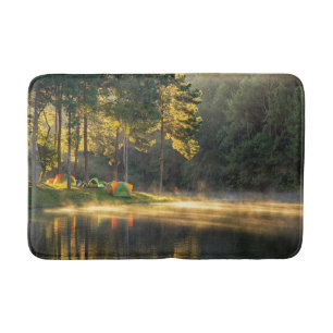 Water Lake in Meahongson, Thailand Bath Mat