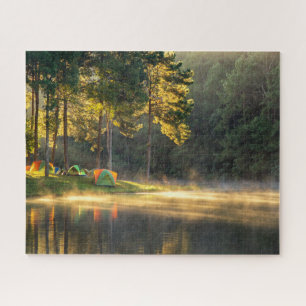 Water   Lake in Meahongson, Thailand Jigsaw Puzzle