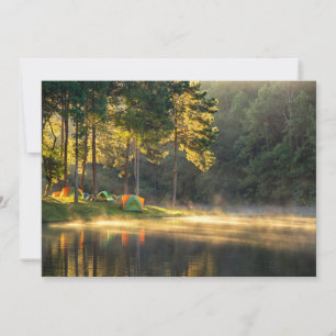Water   Lake in Meahongson, Thailand Thank You Card