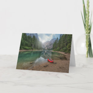 Water Lake South Tyrol, Italy Card