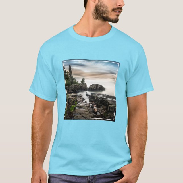 Water | Lake Superior Grand Marais, Minnesota T-Shirt (Front)
