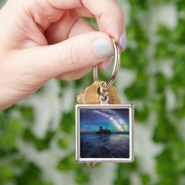 Water | Lake Superior Minnesota Key Ring (Hand)