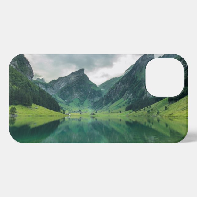 Water | Lake Swiss Alps iPhone Case (Back Horizontal)