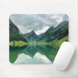 Water Lake Swiss Alps Mouse Pad