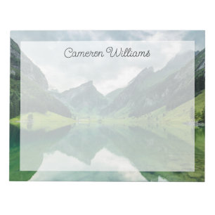 Water   Lake Swiss Alps Notepad