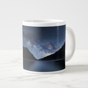 Water Lakeshore at Night Large Coffee Mug