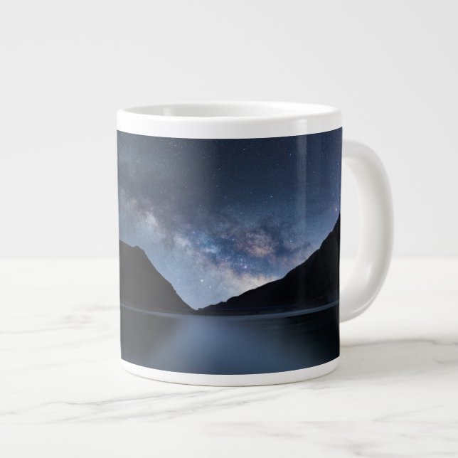 Water | Lakeshore at Night Large Coffee Mug (Front Right)