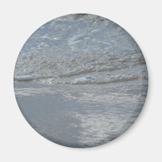 Water Lapping on the Beach Abstract Photography Magnet