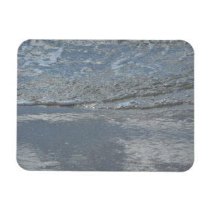Water Lapping on the Beach Abstract Photography Magnet