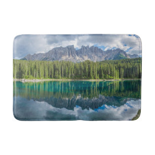 Water Latemar Mountain Range Bath Mat