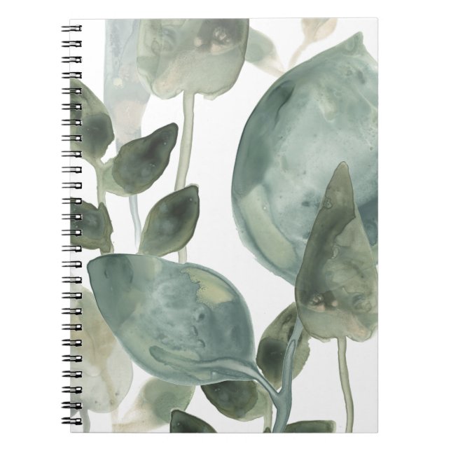 Water Leaves - Watercolor Notebook (Front)