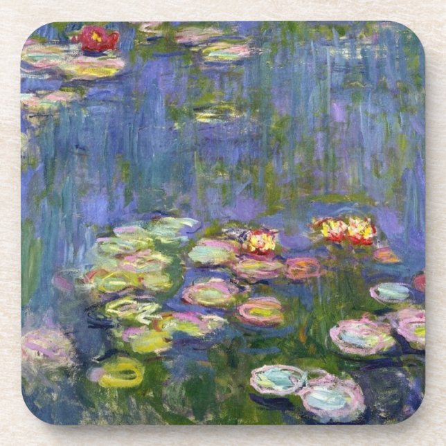 Water Lilies 10 Coaster (Front)