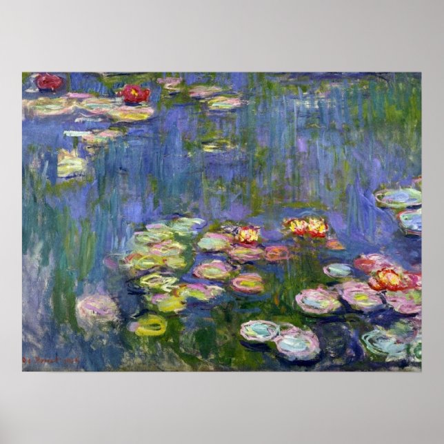 Water Lilies 10 Poster (Front)