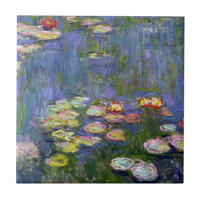 Water Lilies 10 Tile (Front)