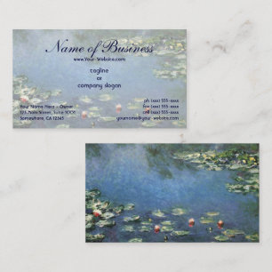 Water Lilies (1906) by Claude Monet Business Card