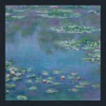 Water Lilies, 1906 by Claude Monet - Poster<br><div class="desc">Claude Monet was obsessed by Water Lilies,  which he painted over 250 times during the last 30 years of his life. This version is in the Art Institute of Chicago.</div>