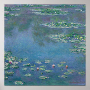 Water Lilies, 1906 by Claude Monet - Poster