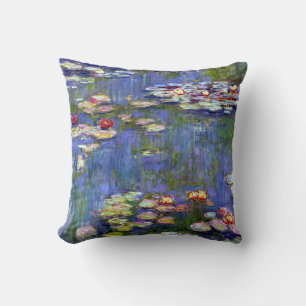 Water Lilies 1916 Claude Monet Fine Art Cushion