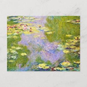 Water Lilies, 1919 Claude Monet Postcard