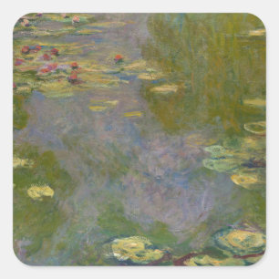 Water Lilies, 1919 Square Sticker