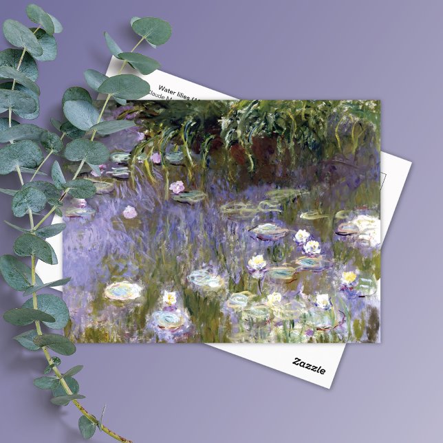Water Lilies (1922) Claude Monet Postcard (Creator Uploaded)