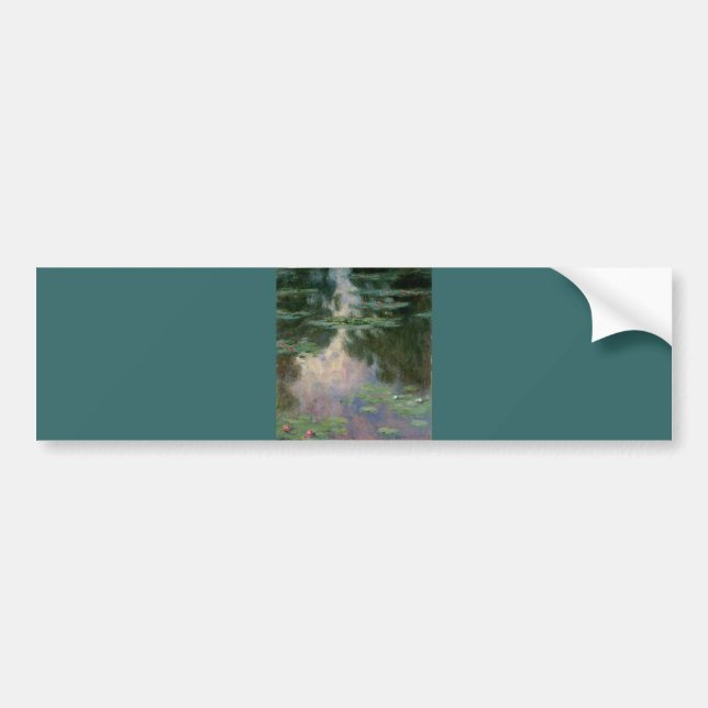 WATER LILIES 1 BUMPER STICKER (Front)
