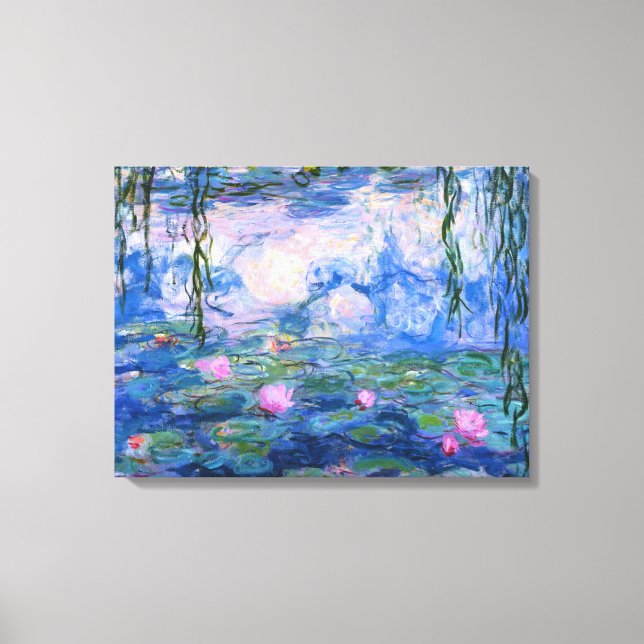 Water Lilies 1 Canvas Print (Front)