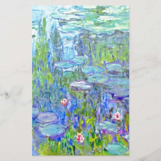 water-lilies-38 stationery (Front)
