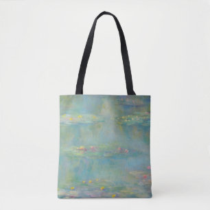 Water Lilies 3 by Claude Monet Tote Bag