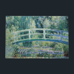 Water Lilies and Japanese Bridge by Monet Doormat<br><div class="desc">Imagine making your visitor feel at home with this beautiful doormat that is both cosy and personalised. A gorgeous way to decorate your doors,  the bathroom,  or children's doors. Perfect for American craftsmen,  ranch-style,  cottage,  colonial,  cabin,  beach,  lake,  modern house,  and other styles of architecture.</div>